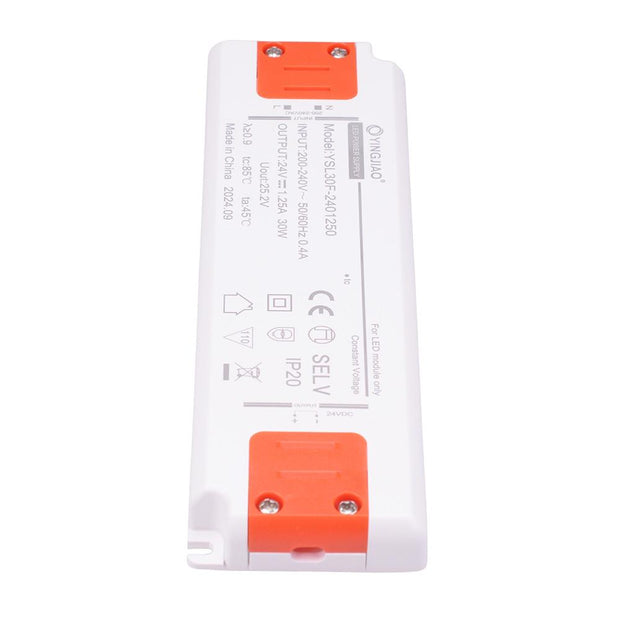 1.25A 24VDC Constant Voltage Super Thin LED Driver Power Supply 30W