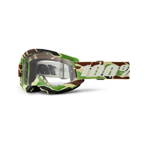 100% Strata 2 Clear Lens Goggles
