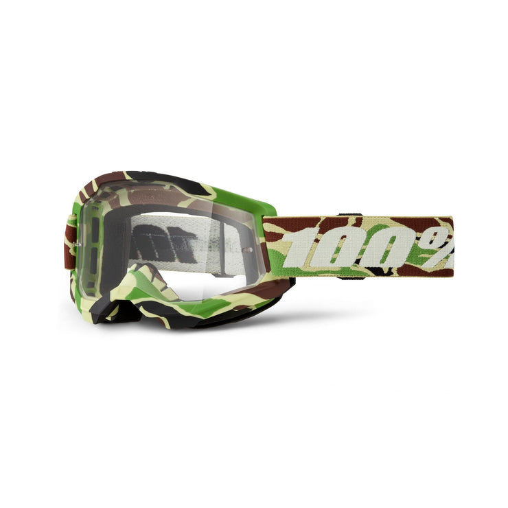 100% Strata 2 Clear Lens Goggles