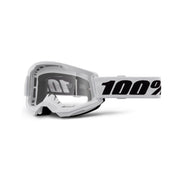 100% Strata 2 Clear Lens Goggles