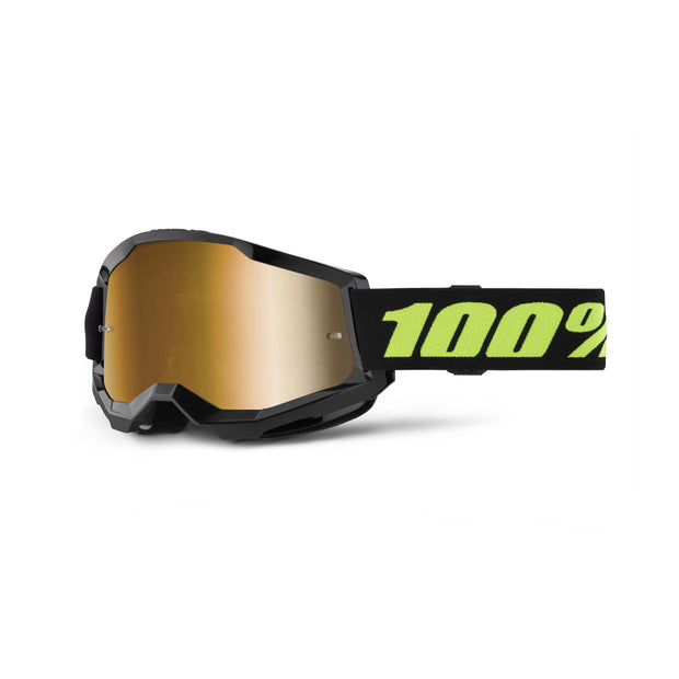 100% Strata 2 Mirror Lens Goggles