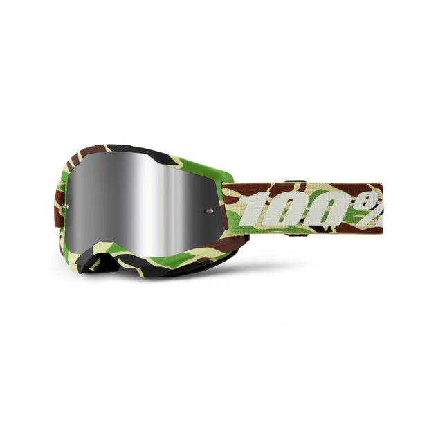 100% Strata 2 Mirror Lens Goggles