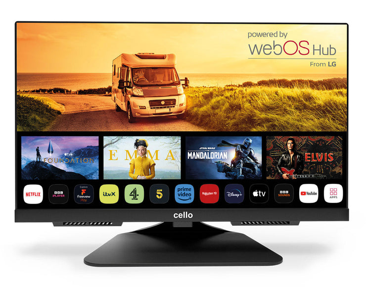 C1924WS-TRAV 19″ Smart WebOS 12-Volt Traveller TV with Perfect Pitch Sound
