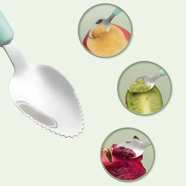 2-in-1 Silicone Baby Spoon – Soft & Safe Feeding Tool