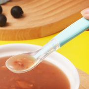 2-in-1 Silicone Baby Spoon – Soft & Safe Feeding Tool