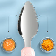 2-in-1 Silicone Baby Spoon – Soft & Safe Feeding Tool