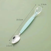 2-in-1 Silicone Baby Spoon – Soft & Safe Feeding Tool