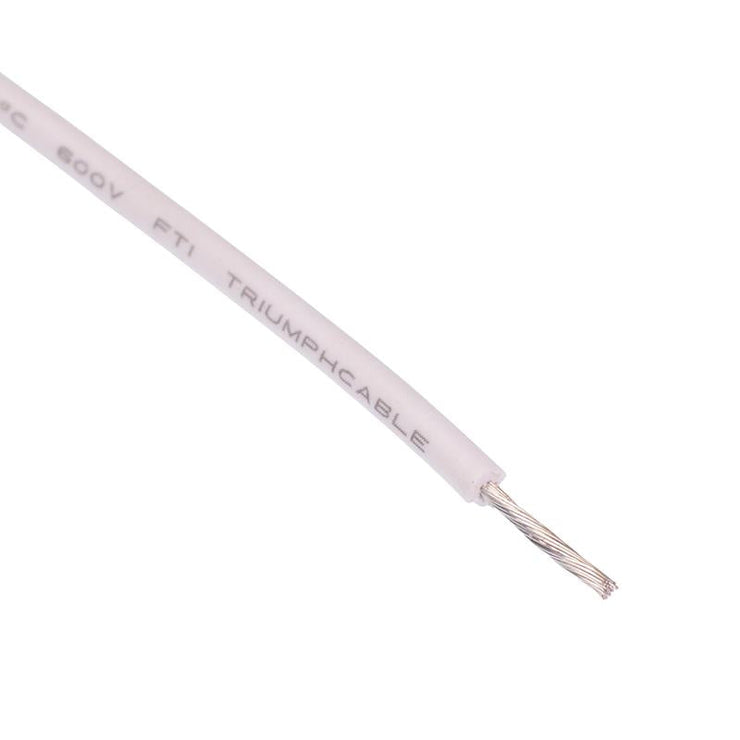 White 18AWG 34/0.18mm Stranded Wire (price per metre)