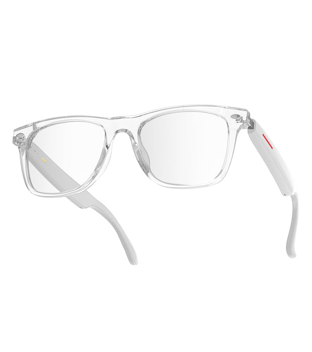 Smart Glasses for Men and Women, Open Ear Bluetooth Audio Glasses, Sunglasses Built in Mic & Speakers, Blue Light Filter & UV Pretection Polarized Lenses, IP65 Waterproof Bluetooth Glasses, E13 06
