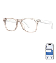 Smart Glasses for Men and Women, Open Ear Bluetooth Audio Glasses, Sunglasses Built in Mic & Speakers, Blue Light Filter & UV Pretection Polarized Lenses, IP65 Waterproof Bluetooth Glasses, E13 06