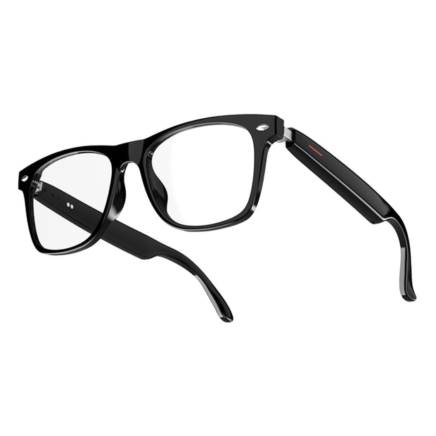 Smart Glasses for Men and Women, Open Ear Bluetooth Audio Glasses, Sunglasses Built in Mic & Speakers, Blue Light Filter & UV Pretection Polarized Lenses, IP65 Waterproof Bluetooth Glasses, E13 06