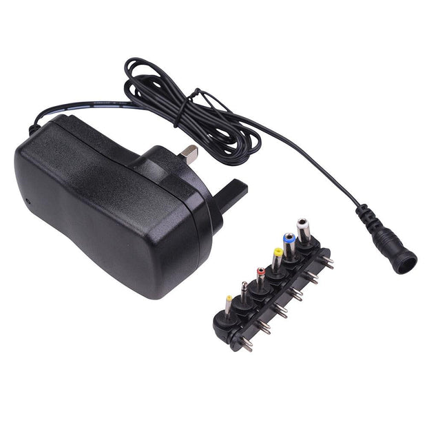 2.25A Variable Voltage 3-12V Plugtop Power Supply 3-Pin UK 27W