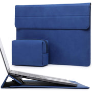 HYZUO 13 Inch Laptop Sleeve Case with Stand for 2025-2018 MacBook Air 13 M4 M3 M2 M1, 2025-2016 MacBook Pro 13 M2 M1, 13" iPad Pro/Air, Surface Pro 11/10/9, XPS 13, with Pouch, Beige