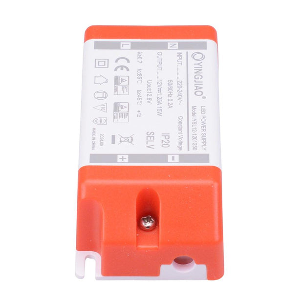1.25A 12VDC Constant Voltage LED Driver Power Supply 15W
