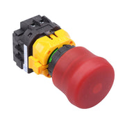 XW1E-LV4TG13Q4MFR 24V illuminated 22mm Emergency Stop Switch 1NO-3NC IDEC