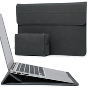 HYZUO 13 Inch Laptop Sleeve Case with Stand for 2025-2018 MacBook Air 13 M4 M3 M2 M1, 2025-2016 MacBook Pro 13 M2 M1, 13" iPad Pro/Air, Surface Pro 11/10/9, XPS 13, with Pouch, Beige