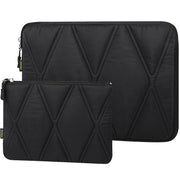 Voova Puffy Laptop Sleeve Carry Case 14-15 Inch, Computer Cover Bag with Accessories Pouch for MacBook Air M2/M3 15, MacBook Pro 14/15, 15” Surface Laptop 5/4, hp chromebook 14, Mint Green