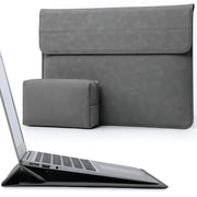 HYZUO 13 Inch Laptop Sleeve Case with Stand for 2025-2018 MacBook Air 13 M4 M3 M2 M1, 2025-2016 MacBook Pro 13 M2 M1, 13" iPad Pro/Air, Surface Pro 11/10/9, XPS 13, with Pouch, Beige