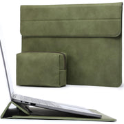 HYZUO 13 Inch Laptop Sleeve Case with Stand for 2025-2018 MacBook Air 13 M4 M3 M2 M1, 2025-2016 MacBook Pro 13 M2 M1, 13" iPad Pro/Air, Surface Pro 11/10/9, XPS 13, with Pouch, Beige