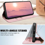HUOUH for Samsung Galaxy A36 Wallet case with RFID Blocking PU Leather,Flip Folio Book covers,Credit Card Holder Shockproof Phone case Women Men for Samsung A36 case Rose Gold