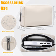 HYZUO 13 Inch Laptop Sleeve Case with Stand for 2025-2018 MacBook Air 13 M4 M3 M2 M1, 2025-2016 MacBook Pro 13 M2 M1, 13" iPad Pro/Air, Surface Pro 11/10/9, XPS 13, with Pouch, Beige