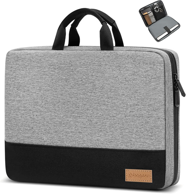 Bagasin Laptop Sleeve Case, 15 15.6 16 17 17.3 14 13.3 13.6 13 12.3 11.6 inch Water Resistant Computer Carrying Bag
