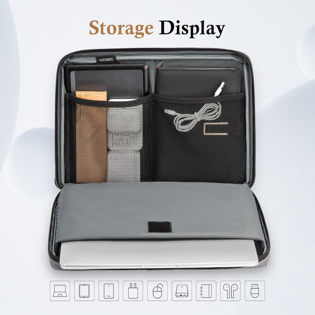 Bagasin Laptop Sleeve Case, 15 15.6 16 17 17.3 14 13.3 13.6 13 12.3 11.6 inch Water Resistant Computer Carrying Bag