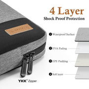 Bagasin Laptop Sleeve Case, 15 15.6 16 17 17.3 14 13.3 13.6 13 12.3 11.6 inch Water Resistant Computer Carrying Bag