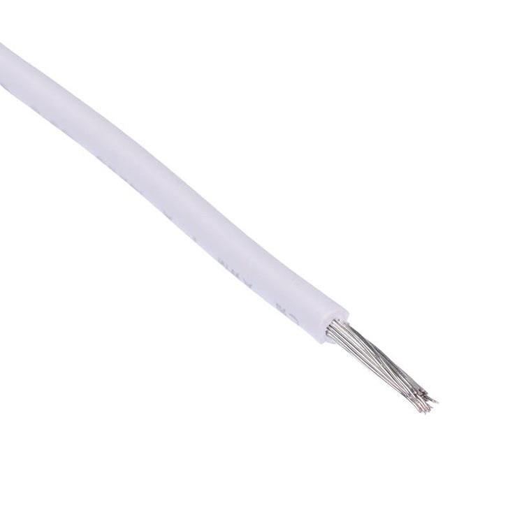 White 14AWG 41/0.25mm Stranded Wire (price per metre)
