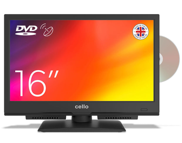 16” Full HD LED TV with built-in DVD Player & Perfect Pitch Sound EU