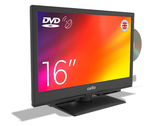 16” Full HD LED TV with built-in DVD Player & Perfect Pitch Sound EU