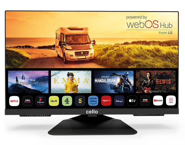 22″ Smart WebOS 12-Volt Full HD TV with Perfect Pitch Sound (EU)