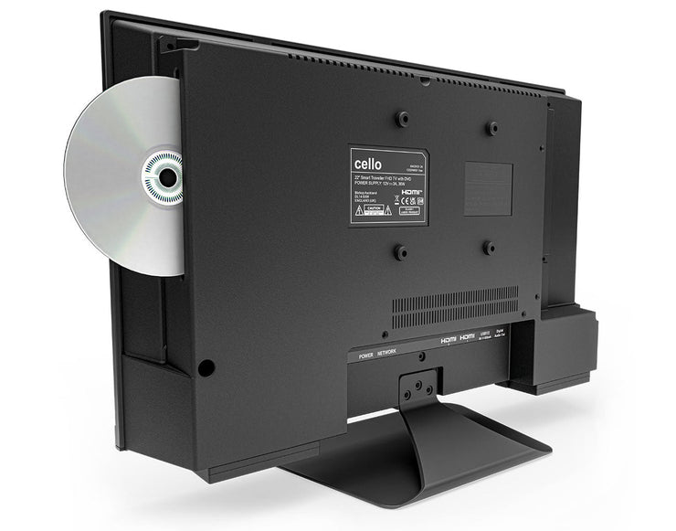 22″ Smart WebOS 12-Volt TV with DVD & Perfect Pitch Sound (EU)