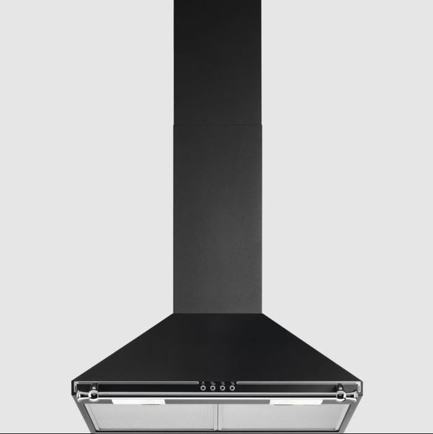 Zanussi ZFCX26R 60cm Chimney Hood in Black