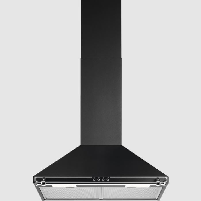 Zanussi ZFCX26R 60cm Chimney Hood in Black
