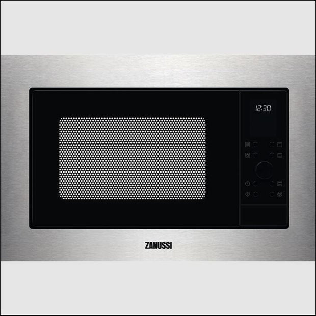 Zanussi ZMSN7DX Microwave Oven and Grill Built In Stainless Steel GRADE A