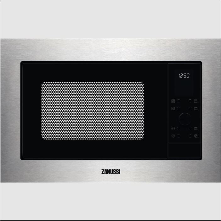 Zanussi ZMSN7DX Microwave Oven and Grill Built In Stainless Steel GRADE A