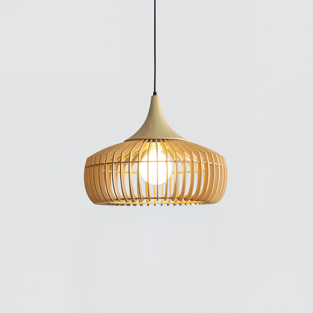 Zivora Natural Bamboo Rattan Pendant Light