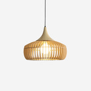 Zivora Natural Bamboo Rattan Pendant Light