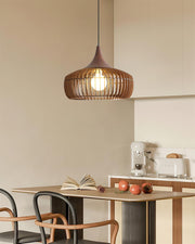 Zivora Natural Bamboo Rattan Pendant Light