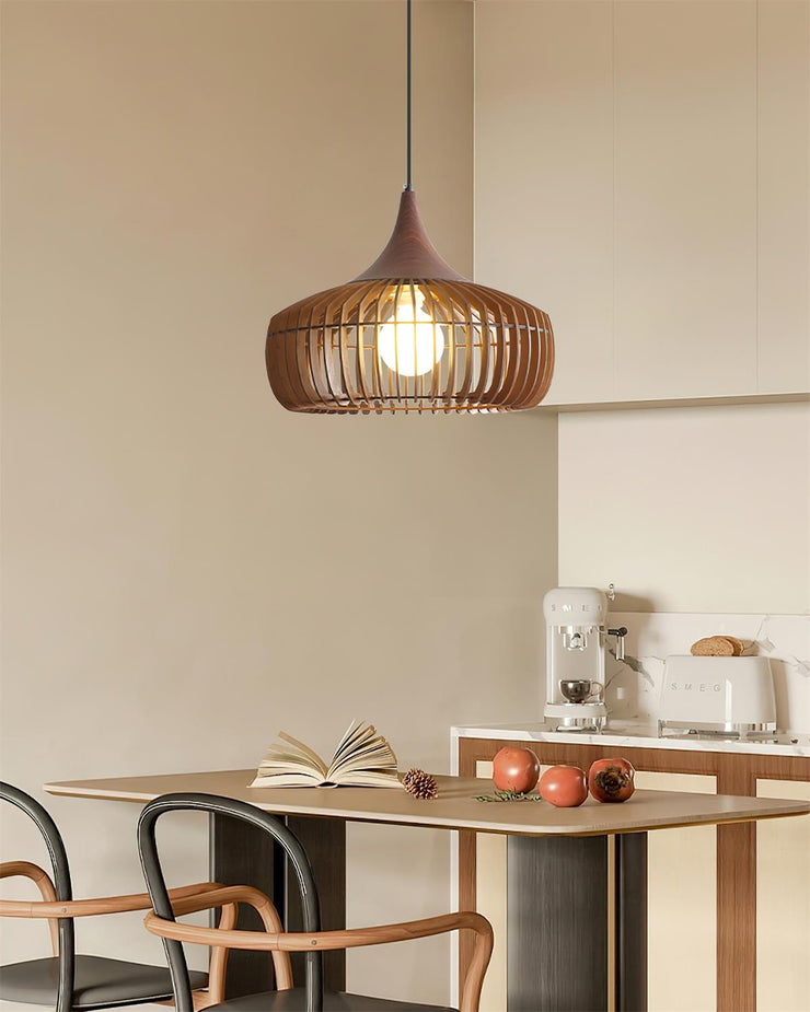Zivora Natural Bamboo Rattan Pendant Light