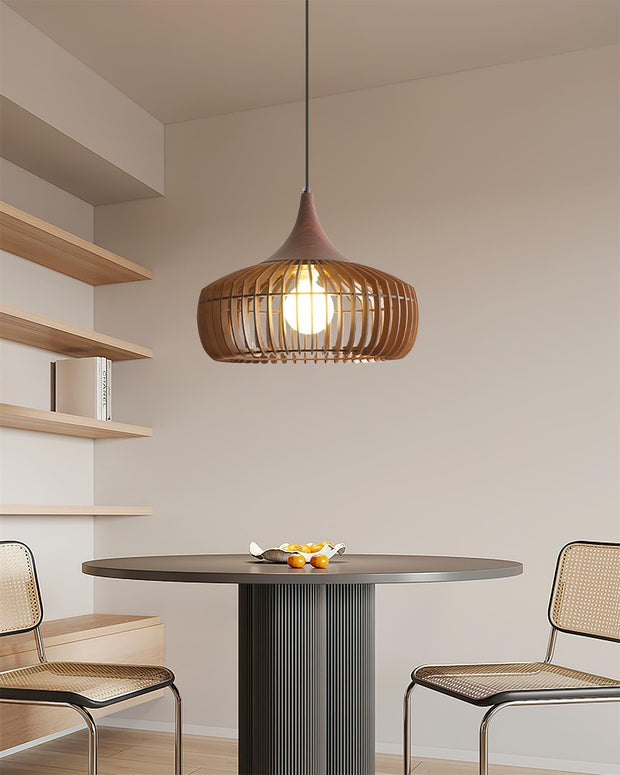 Zivora Natural Bamboo Rattan Pendant Light