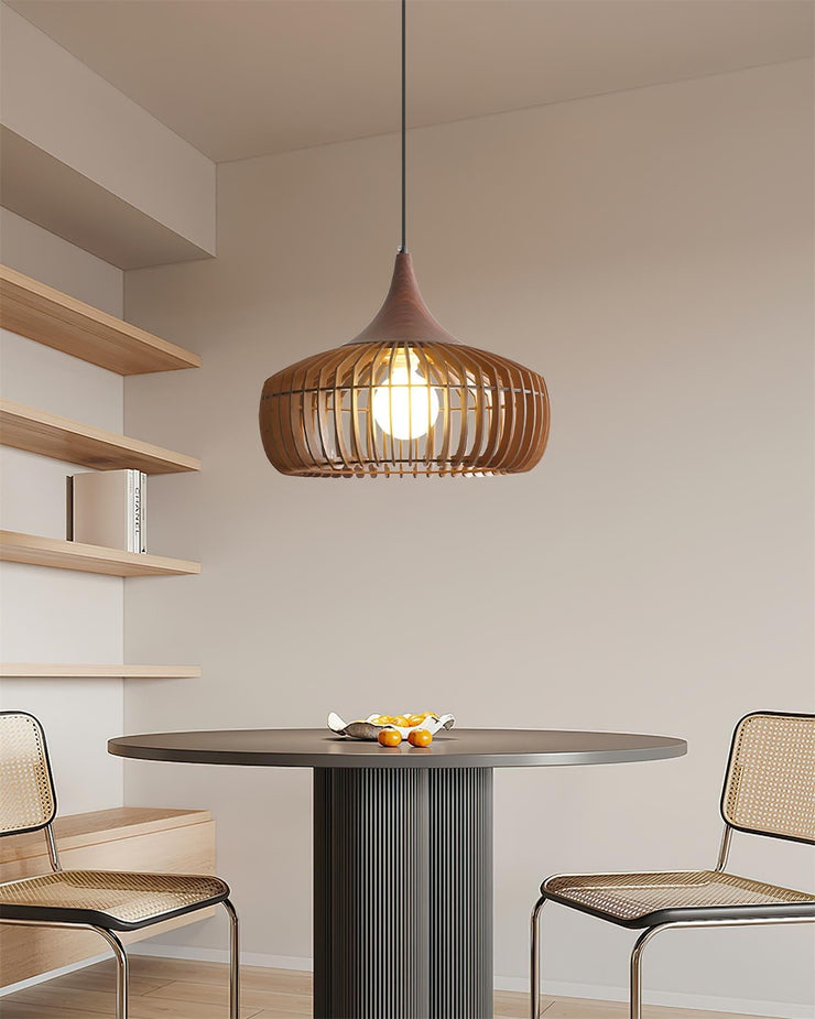 Zivora Natural Bamboo Rattan Pendant Light