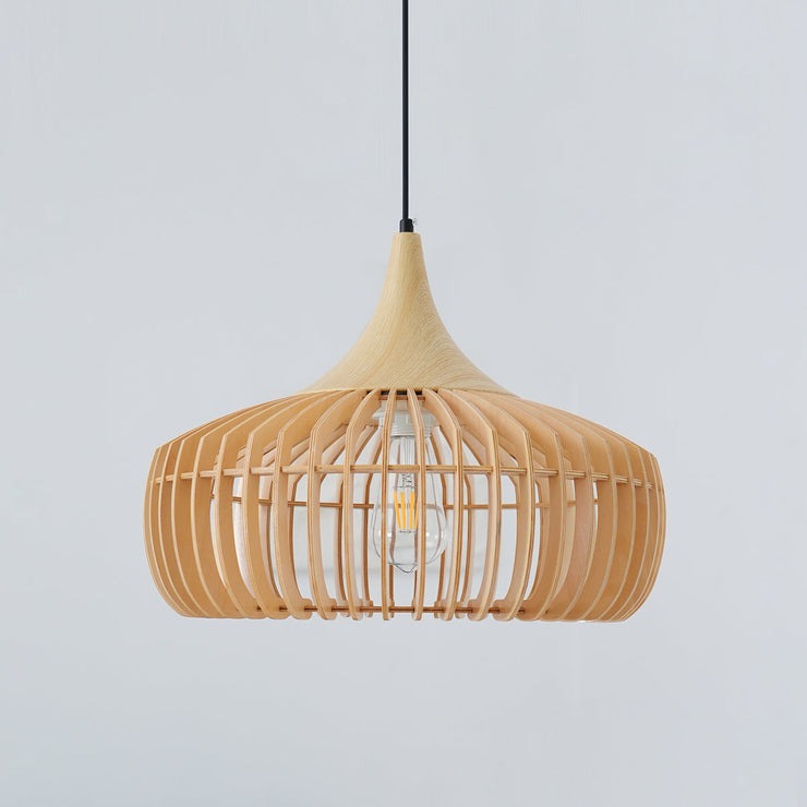 Zivora Natural Bamboo Rattan Pendant Light