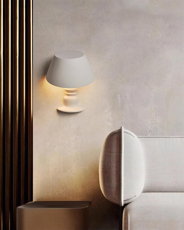 Wall Light Sculptural Plaster Form Uplighting Ambient Minimalist