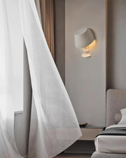 Wall Light Sculptural Plaster Form Uplighting Ambient Minimalist