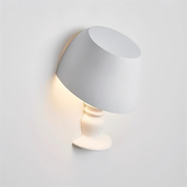 Wall Light Sculptural Plaster Form Uplighting Ambient Minimalist