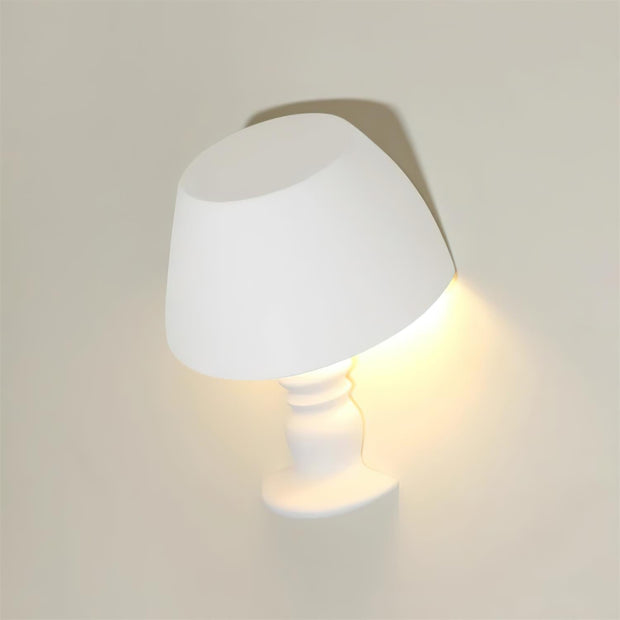 Wall Light Sculptural Plaster Form Uplighting Ambient Minimalist