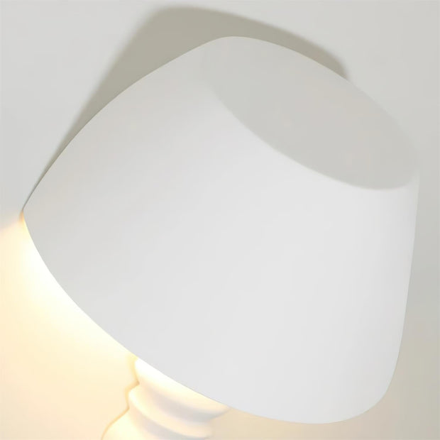 Wall Light Sculptural Plaster Form Uplighting Ambient Minimalist