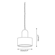 Wood Pendant Lamp Assorted Shapes in Solid Wood and Brass
